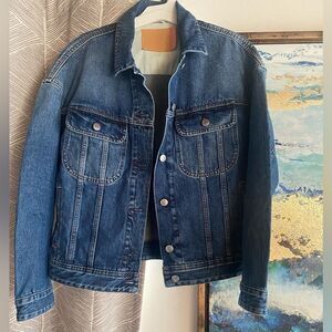Acne studios blue denim jacket size 38